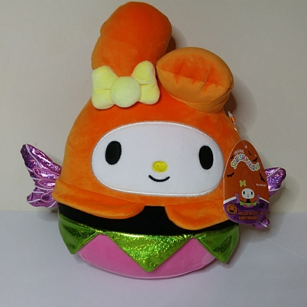 Squishmallows Sanrio Hello Kitty 8" Holiday 2024 Fairy Plush Stuffed Ani…